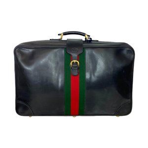 Gucci Vintage 1980's LeatherSuitcase